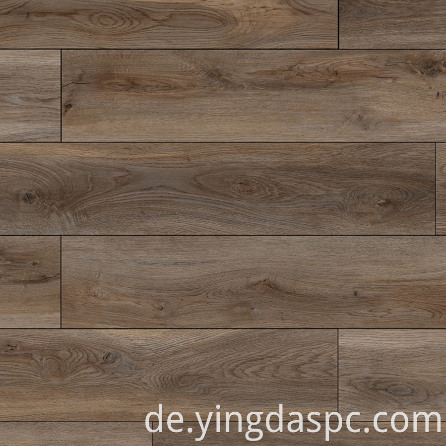 Holz PVC -Fliesen SPC -Bodenbelag Plastikboden